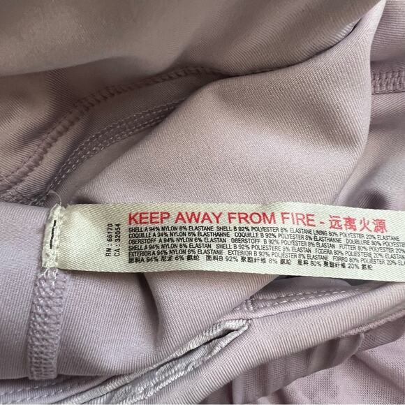 Free People Movement FP Rise With The Sun Purple Ombre Layered Mesh Shorts Sz XS - Picture 10 of 13